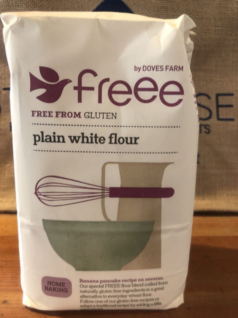 Doves Farm plain white flour (GF) The Storehouse Restaurant