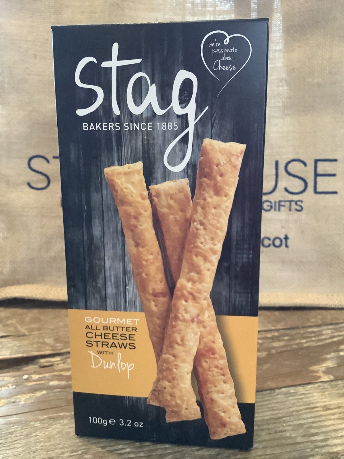 Stag Cheese Straws with Dunlop
