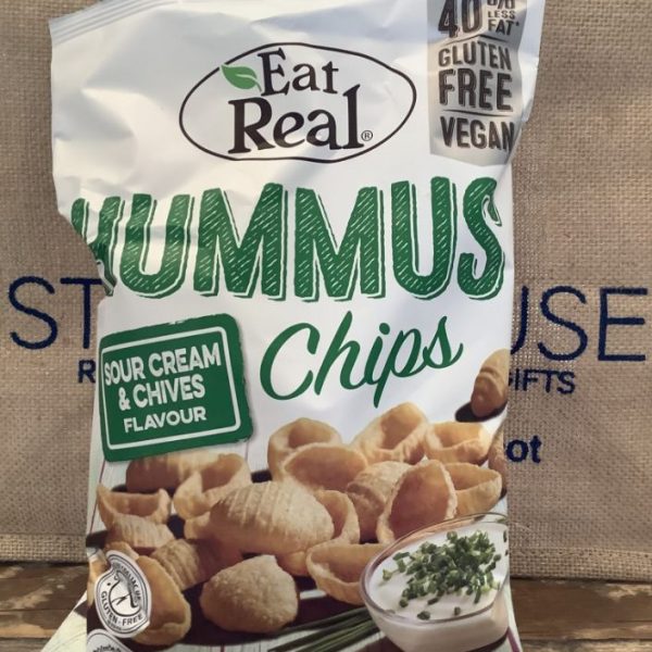 Eat Real Sour Cream and Chives Hummus Chips