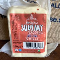 Halloumi style Yorkshire Squeaky cheese with Chilli